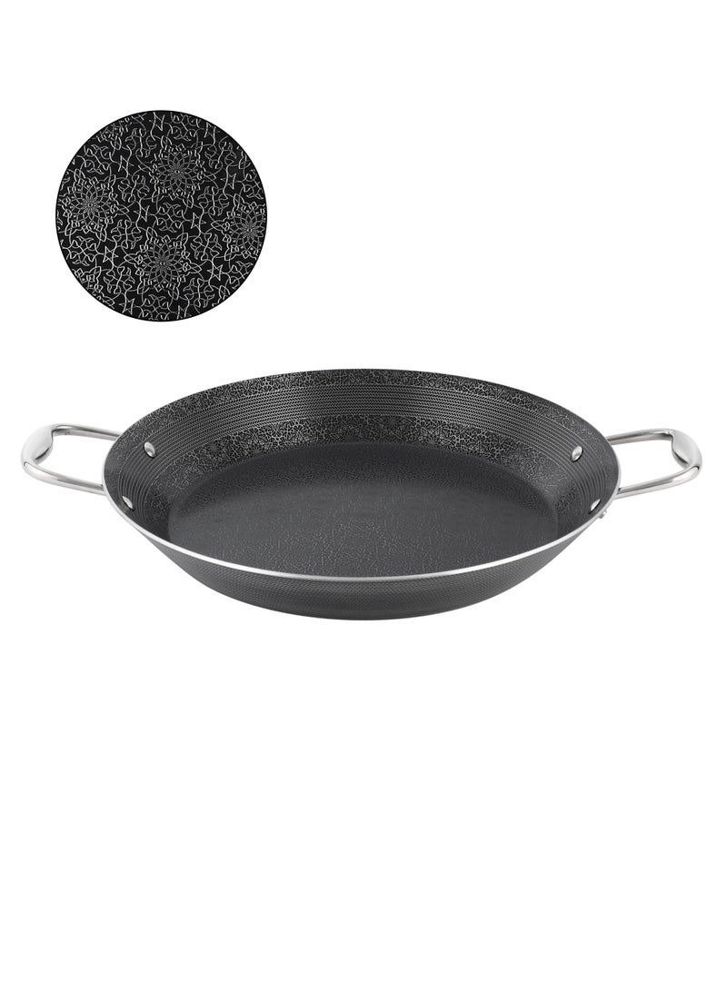 Life Smile 36cm Hybrid Stainless Steel Non-Stick Paella Pan with Induction Base (3.8L) - Image 1